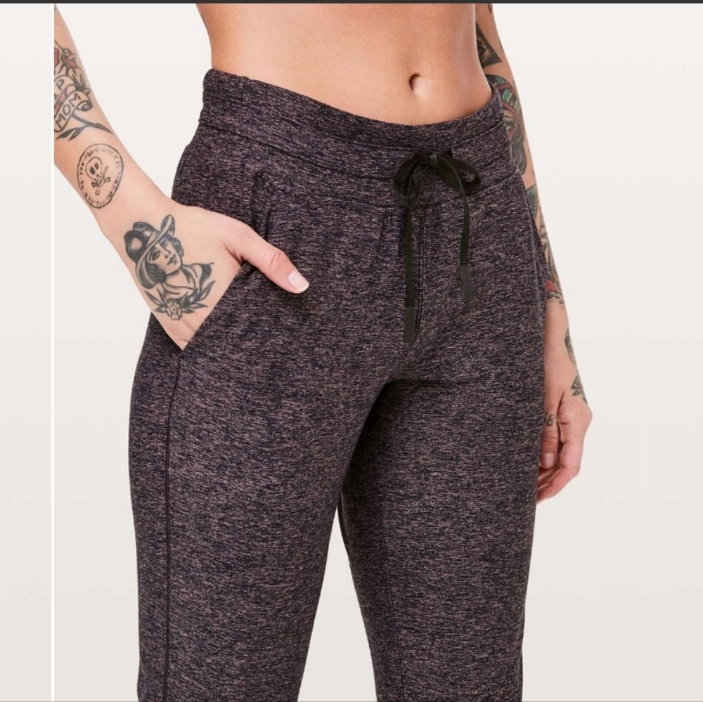 Lululemon Ready To Rulu Pant *Updated 29" Heathered Spanish Rose / Black Size 4
